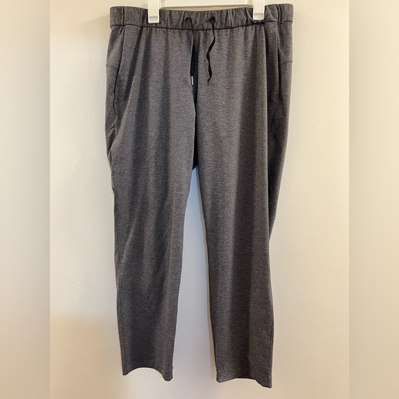 12. Lululemon On The Fly Pant *27" Heathered Black - Picture 12 of 16